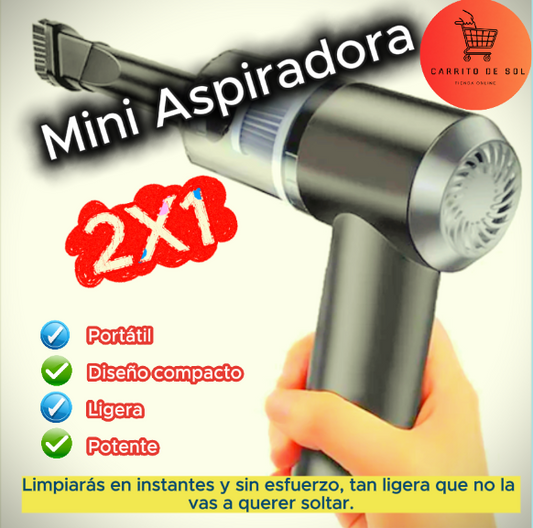 Mini Aspiradora Portátil Recargable Auto
