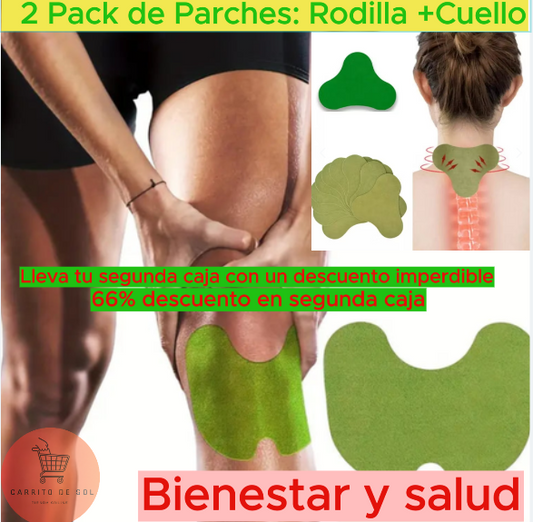 Set de Parches para Rodilla + Cuello (DESCUENTO IMPERDIBLE)