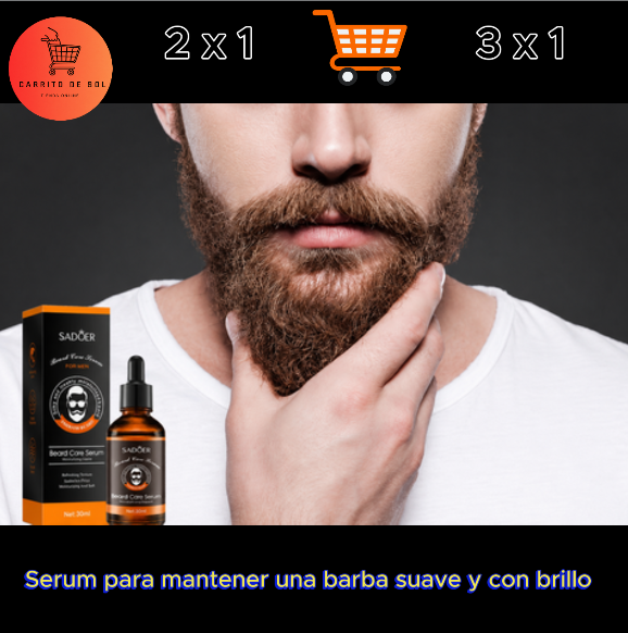 SERUM MASAJEADOR PARA CUIDADO DE BARBA