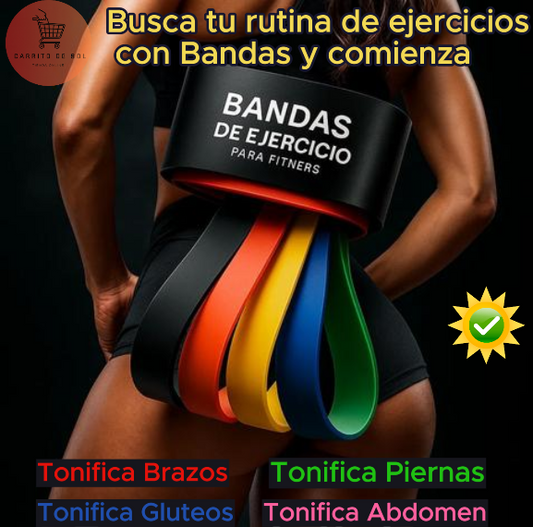 SET DE 5 BANDAS DE EJERCICIOS
