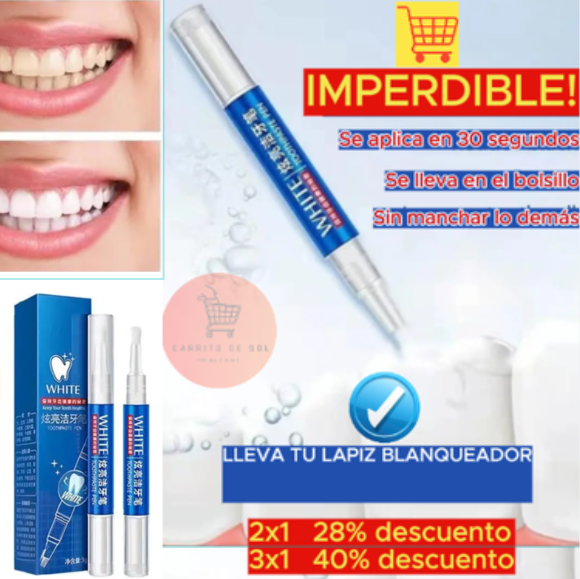 Lápiz Blanqueador Dientes Instántaneo