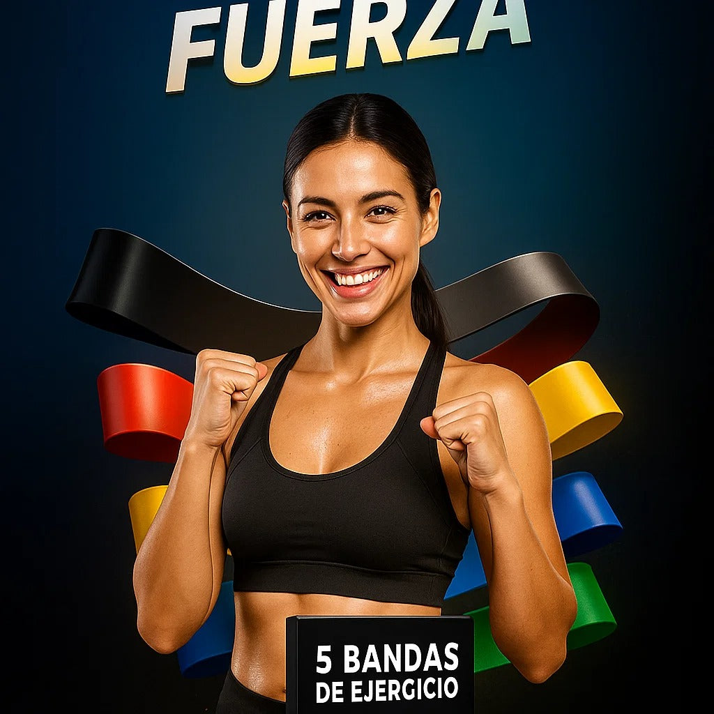SET DE 5 BANDAS DE EJERCICIOS