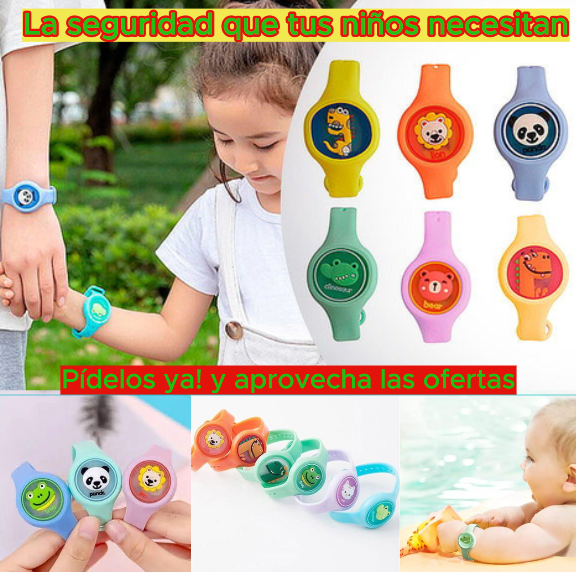 Reloj Pulsera Repelente de Mosquitos LUZ