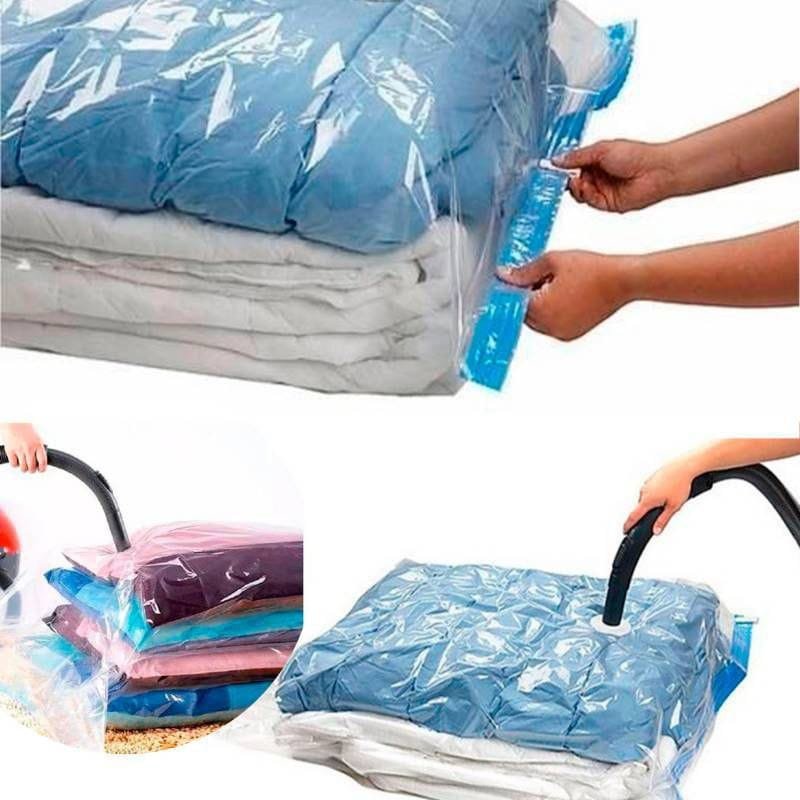 Pack de 2 bolsas al vacío: 80x100 + 68x98